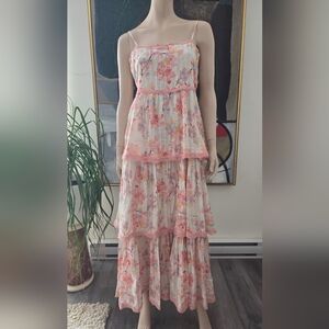 Caroline Constas | Tiered Ruffle Maxi Dress